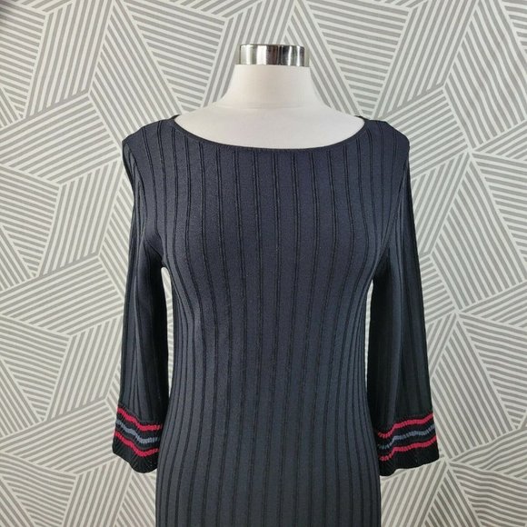 Nine West Dress size Medium Rib Knit Stretch Knee - Picture 2 of 6